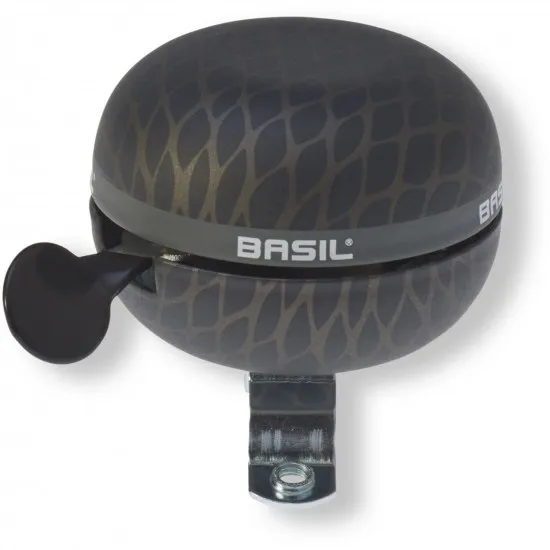 Basil Noir bell, 60mm, black metallic