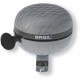 Basil Noir bell, 60mm, silver metallic
