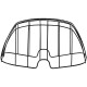Basil Buddy space frame, black