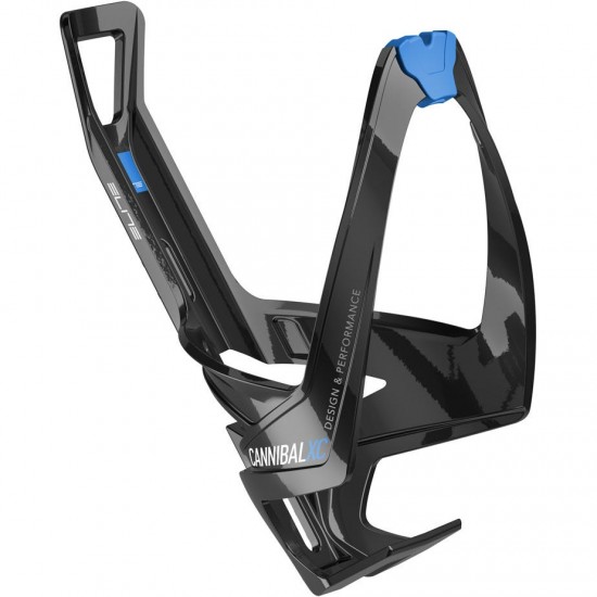 Elite Cannibal XC bottle cage gloss black / green