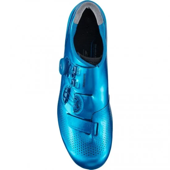 Shimano Clothing S-PHYRE RC9 (RC901) TRACK SPD-SL Shoes, Blue, Size 40