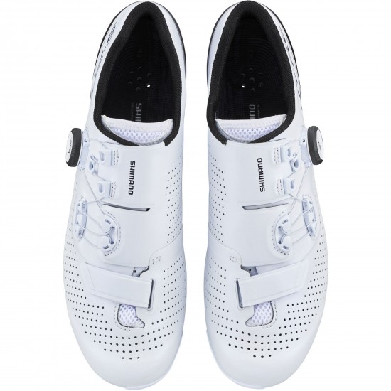 Shimano Clothing S-PHYRE RC9 (RC902) TRACK Shoes, White, Size 47