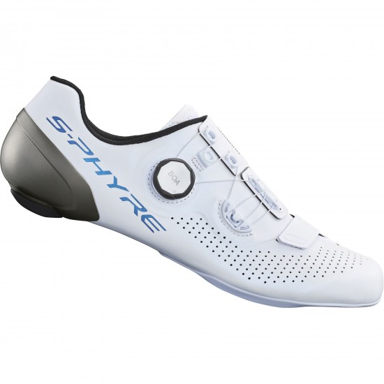 Shimano Clothing S-PHYRE RC9 (RC902) TRACK Shoes, White, Size 47