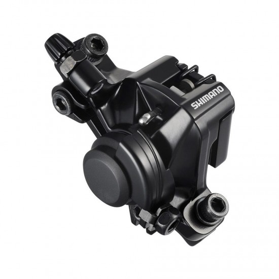 Shimano BR-M375 disc brake calliper, without adapter for front or rear, black