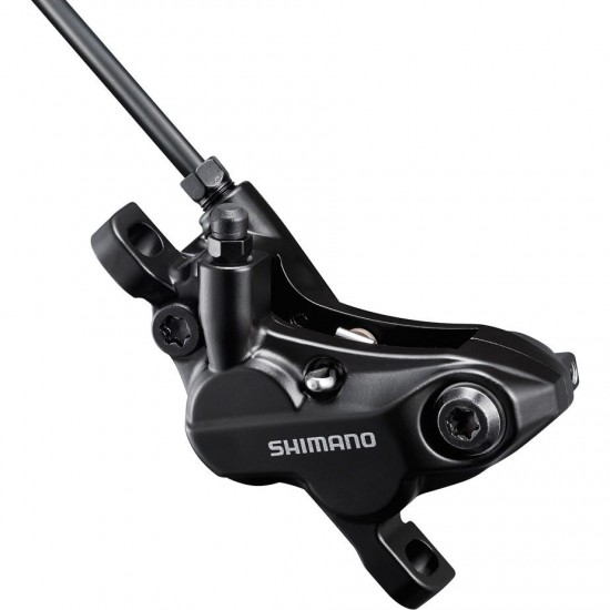 Shimano BR-MT520 4 pot calliper, post mount, front or rear, black