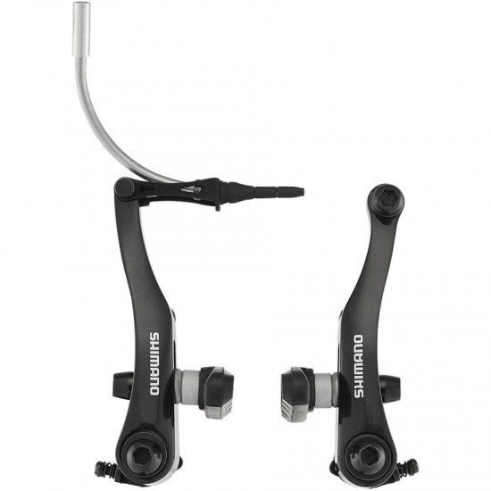 Shimano Sora grade R353 road flat bar V-brakes, front, black