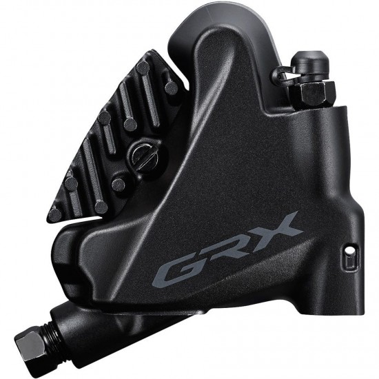Shimano BR-RX400 GRX-RX calliper, flat mount, with adapter for 140/160 mm, front