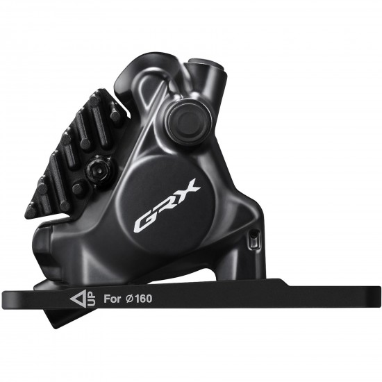 Shimano BR-RX820 GRX calliper, flat mount, with adapter for 140/160 mm, front