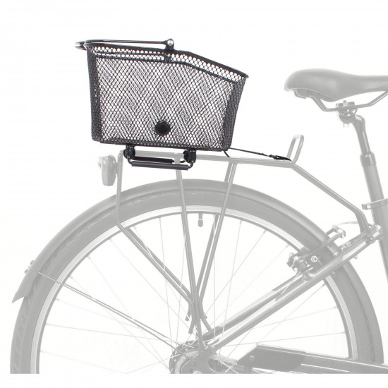 M Part Brocante mesh rear basket with spring clips and handles