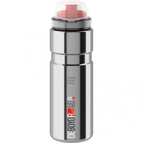 Elite Deboyo Race stainless steel vacuum bottle 550 ml silver - 12 hours thermal