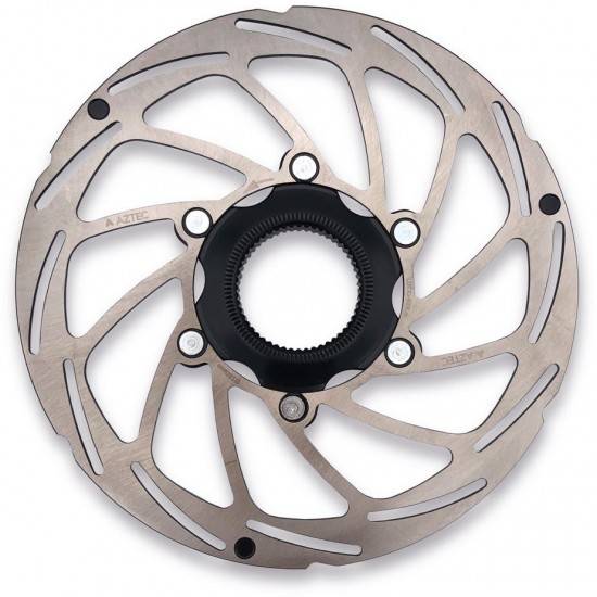 Aztec Stainless Steel Fixed Centre-Lock Disc Rotor - 140 mm