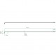 DT Swiss Champion black spokes 14g = 2mm box 100, 276 mm
