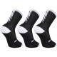 Madison Freewheel Coolmax Long Sock Triple Pack, black - small, EU36-39