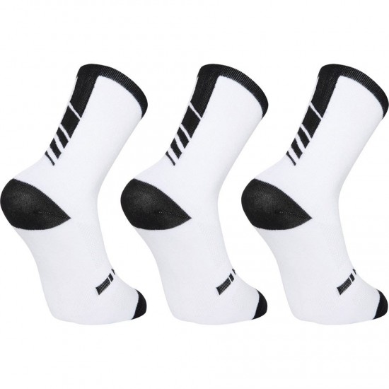 Madison Freewheel Coolmax Long Sock Triple Pack, black - small, EU36-39