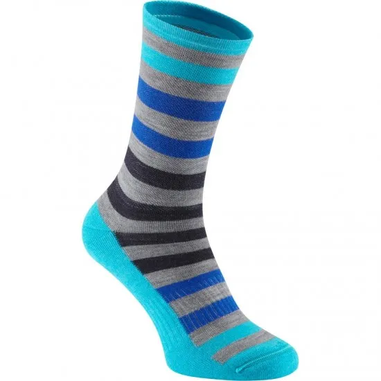 Madison Isoler Merino 3-Season Sock, blue fade - small, EU36-39