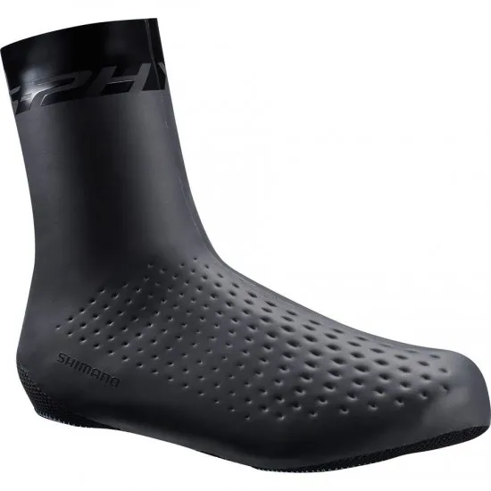 Shimano Clothing Men's S-PHYRE Insulated Shoe Cover, Black, Size S (37-40)