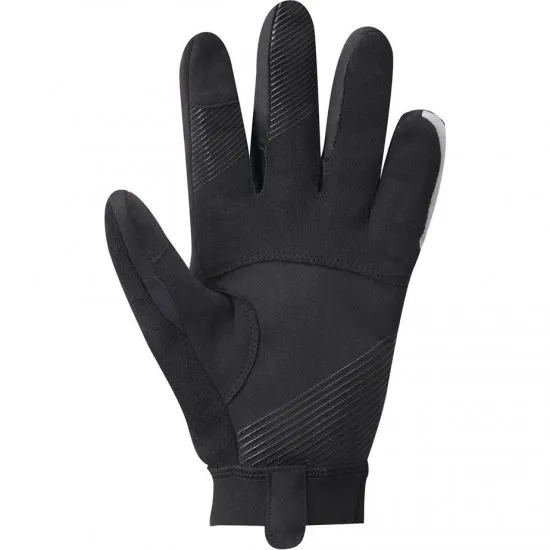 Shimano Clothing Unisex Wind Control Glove, Black, Size S