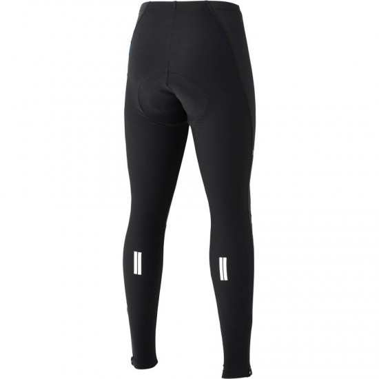 Shimano Clothing Women's Wind Tights, Black, Size L