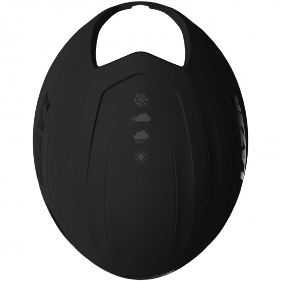 Lazer Z1 KinetiCore Aeroshell, Black Reflective, Small