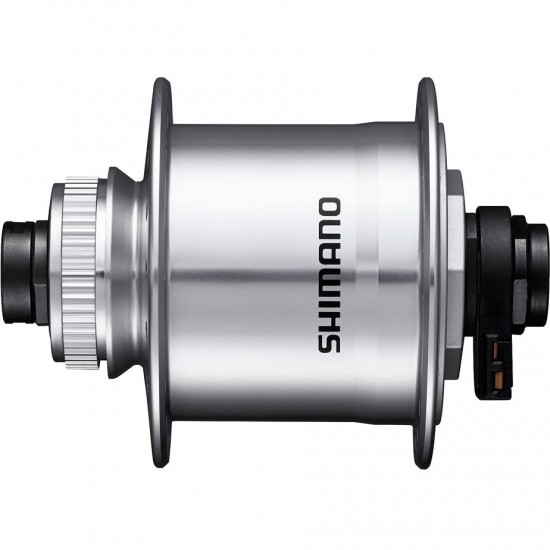 Shimano DH-UR705-3D Dynamo hub, 6v 3w, for Center Lock disc, 32h, 12x100 mm axle, silver