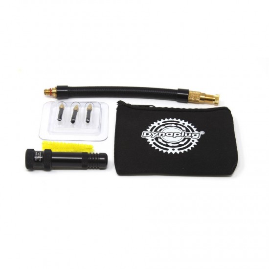 Dyna Plug Air tubeless MTB tyre repair and inflation kit - Black