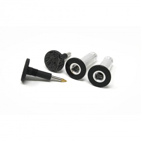 Dyna Plug Covert Drop - pair - Black