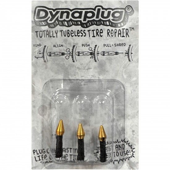 Dyna Plug Soft Nose Tip plugs for bicycle, 3 plugs