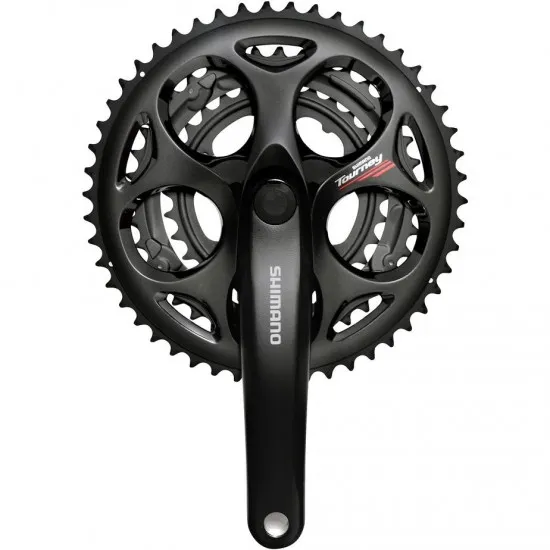 Shimano FC-A073 square taper triple chainset 7-/8-speed, 50 / 39 / 30T 165 mm w/o c/grd