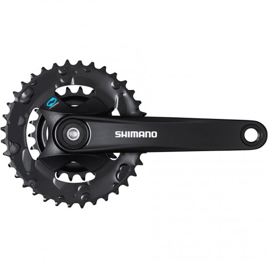 Shimano FC-M315 chainset 36/22, 7/8-speed, black, 170 mm, without chainguard
