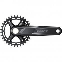 Shimano Deore FC-M5100 Deore chainset, 10/11-speed, 52 mm chainline, 30T, 170 mm
