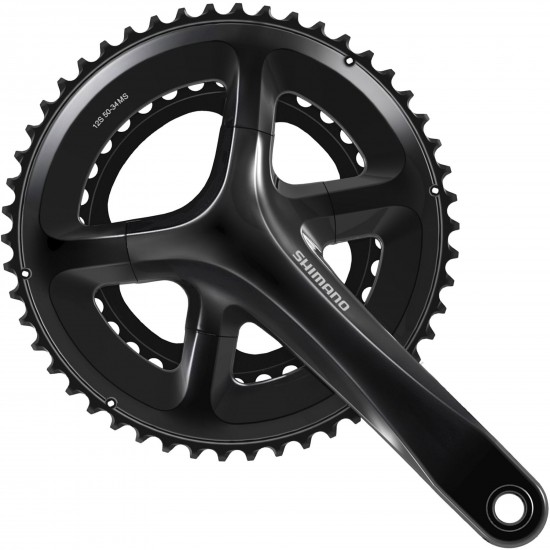Shimano FC-RS520 double 12-speed chainset, 172.5 mm 50 / 34T, black