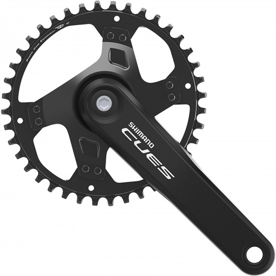 Shimano FC-U4000 CUES chainset, for 9/10/11-speed, 175 mm, 42T