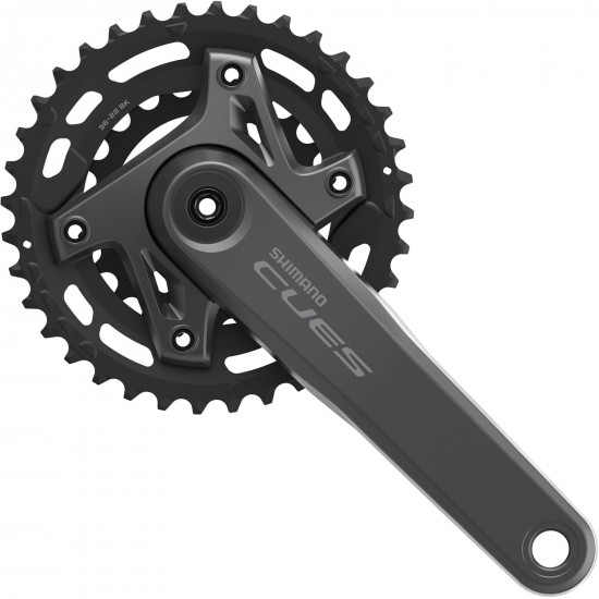 Shimano FC-U6000 CUES 2 piece design chainset, for 9/10/11-speed, 170 mm, 36/22T, Boost