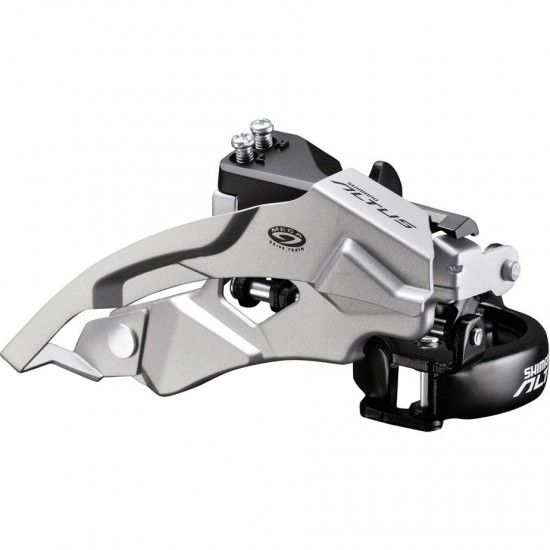 Shimano FD-M370 Altus 9-speed front derailleur, top swing, dual-pull