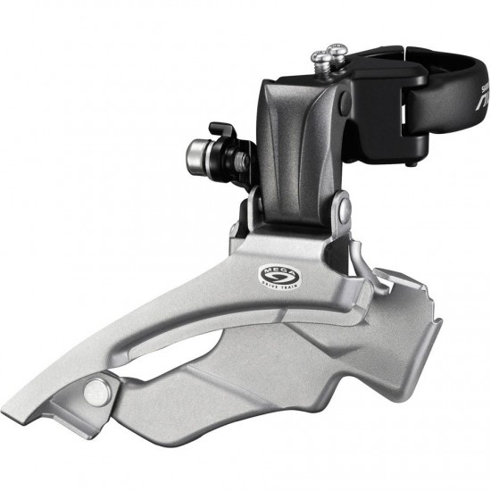 Shimano FD-M371 Altus MTB 9-speed front derailleur, conventional swing, dual-pull