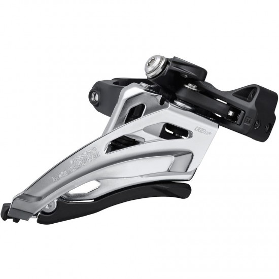 Shimano FD-M4100-E Deore front derailleur, 10-speed double, side swing, E-type