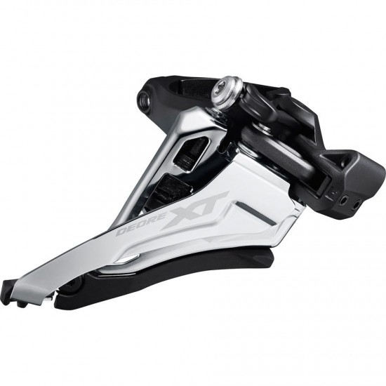 Shimano FD-M8100-E Deore XT front mech, 12-speed double, side swing, E-type mount