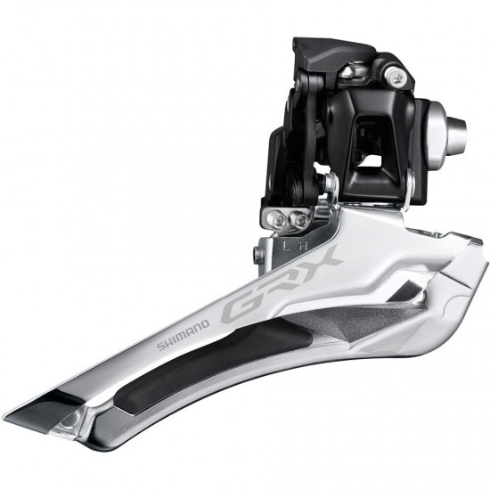 Shimano FD-RX400 GRX front mech, 10-speed double, down pull, braze-on