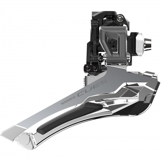 Shimano FD-U6030 CUES double front derailleur 9/10-speed, down swing/pull, braze-on