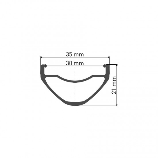 DT Swiss F 1900 wheel, 30 mm rim, 12 x 157 mm axle, 27.5 inch rear Shimano HG