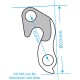 M Part Gear Hanger Specialzed and others