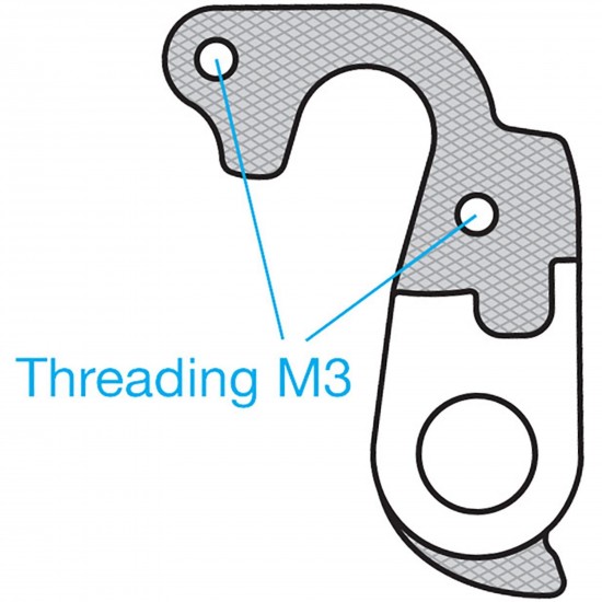 M Part Gear Hanger Trek
