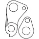 M Part Gear Hanger Scott (hanger + axle cap)