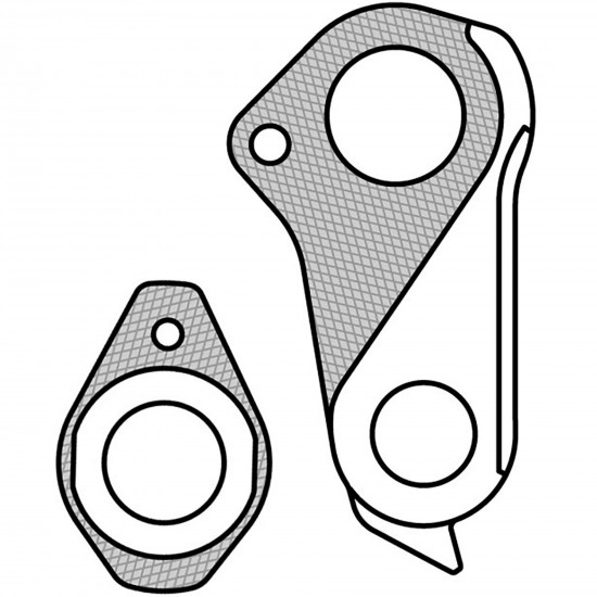 M Part Gear Hanger Giant (hanger + axle cap)