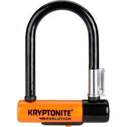 Kryptonite Evolution Mini-5 U-Lock with Flexframe bracket Sold Secure Gold Kryptonite Evolution Mini-5 U-Lock with Flexframe bracket Sold Secure Gold