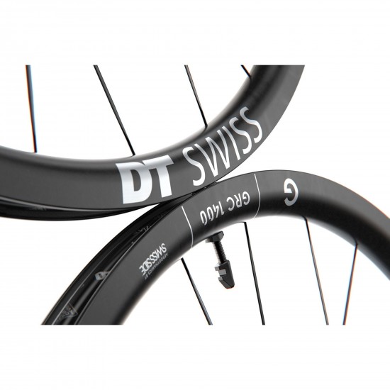DT Swiss GRC 1400 DICUT disc brake wheel, carbon clincher 30 x 24 mm, 650B front