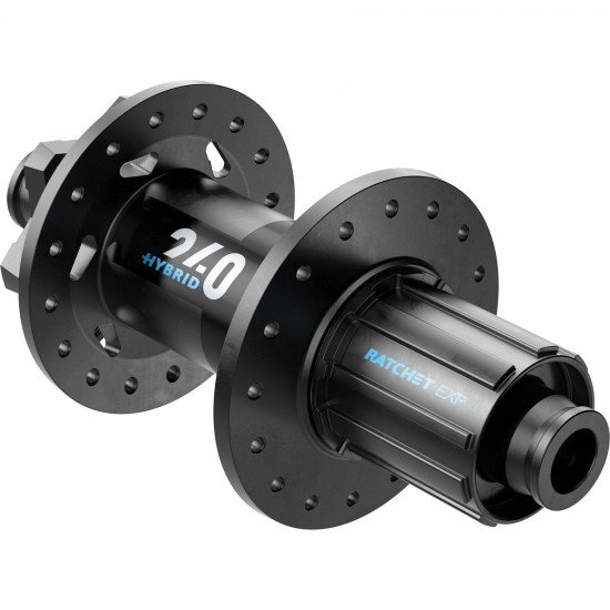 DT Swiss Hybrid 240 Classic rear 6-bolt 148 x 12 mm Boost, Shimano HG, 32 hole, black