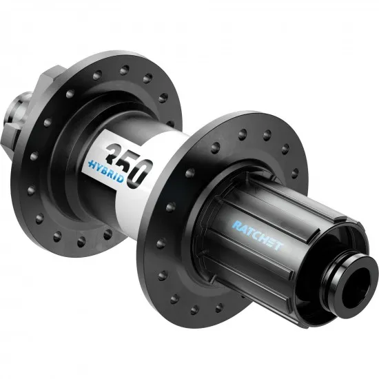 DT Swiss Hybrid 350 Classic rear 6-bolt 148 x 12 mm Boost, Shimano HG, 32 hole, black