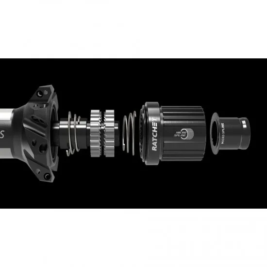 DT Swiss 350 Classic rear disc 6 bolt 148 x 12 mm Boost, MICRO SPLINE 32 hole, black