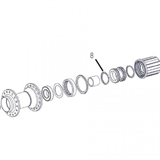 DT Swiss Conical spring for star ratchet systems, Pre-EXP 180, 240, 350 and Ratchet LN 370